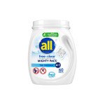 All Mighty Pacs Laundry Detergent, Free Clear for Sensitive Skin (120 ct.)