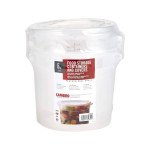 Cambro Round Translucent Container with Lid (6 qt., 2 pk.)