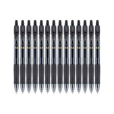 Pilot G2 Retractable Gel Pens, Fine (0.7mm), 16 Pack, Select Color