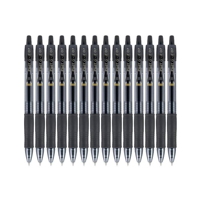 Pilot G2 Retractable Gel Pens, Fine (0.7mm), 16 Pack, Select Color