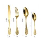 Western Dinner Set Kitchen Gear Kitchen Utensils Home Supplies Portable Silverware Dinner Flatware