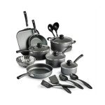 Tramontina Primaware 18 Piece Non-stick Cookware Set, Steel Gray