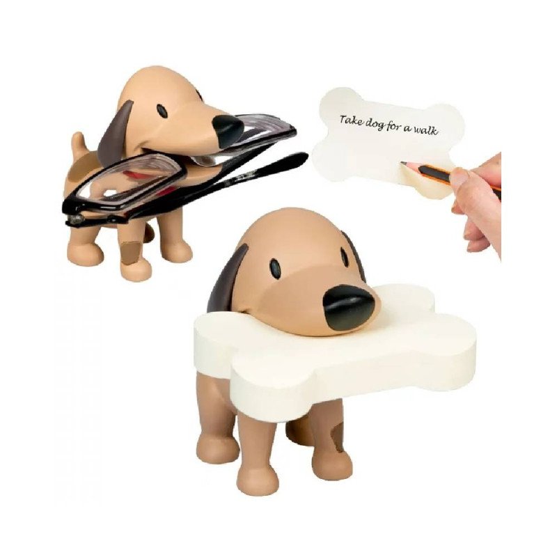 Puppy Notes Sticky Notes Holder | Novelty Dog Notepad Dispenser