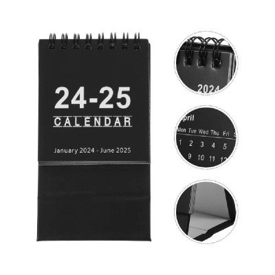 Mini Desk Calendars 2024 2025 Flip Calendar Standing Desk Calendar